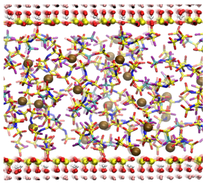 Talc nanosheet with ionic liquid 